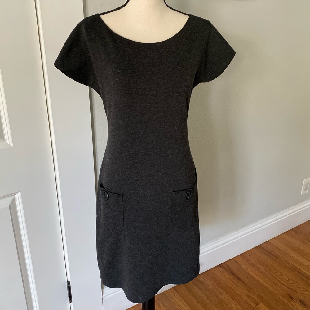 Max Studio heather dark gray dress